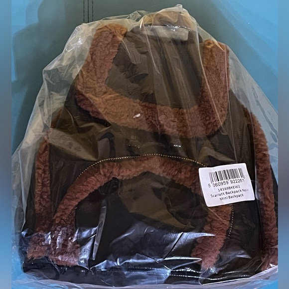 SKINNYDIP LONDON Scarlett Small Fluff Trim Backpack- never opened! - Picture 7 of 8